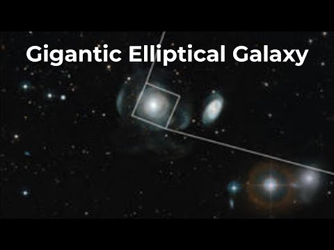 NASA's Hubble Space Telescope Captured The Central Region Of Gigantic Elliptical Galaxy