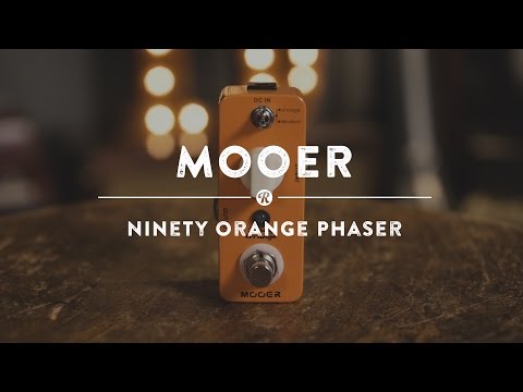 Mooer Ninety Orange Analog Phaser Micro Guitar Effects Pedal image 4
