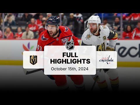 Golden Knights at Capitals | October 15, 2024 | NHL Full Game Highlights