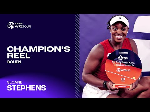 Теннис Sloane Stephens takes home the trophy in Rouen!