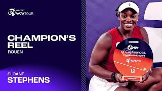 Теннис Sloane Stephens takes home the trophy in Rouen!