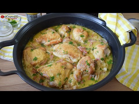 POLLO A LA MOSTAZA, una salsa de las de empezar y no parar!!