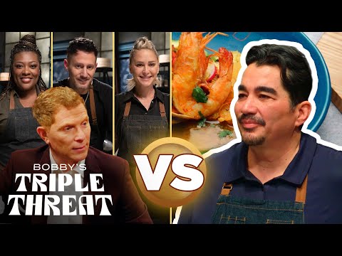 Titans vs Jose Garces | Full Episode Recap | Bobby’s Triple Threat | Food Network