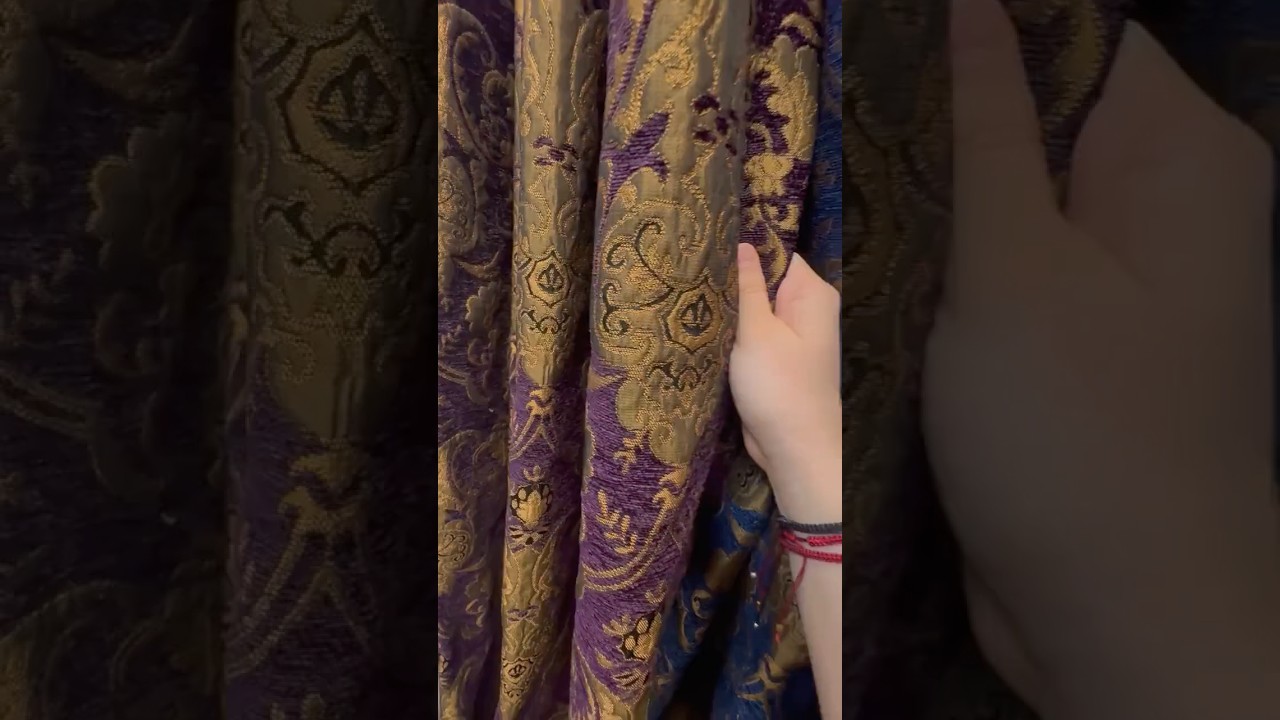 Chenille drapery panel purple color  #drapery #curtains #windowblinds#losangeles #chenille #drapes