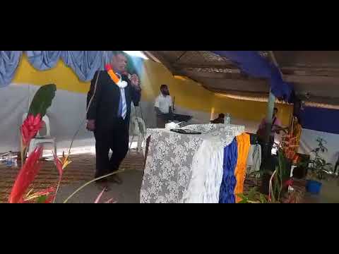 Ap Paul Panao sings at RMCN Nine Mile Church (NCD)