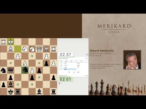 Uči od majstora 298. - 1.d4 - c5  2. d5 - b5!