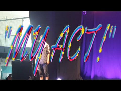 Carlo Cerato, costumeless "yellow" act, EJC 2023 openstage, Lublin