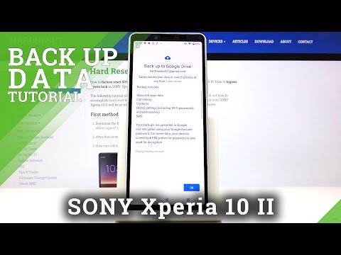 How to Allow Google Backup on Sony Xperia 10 II - Activate Google Backup Account