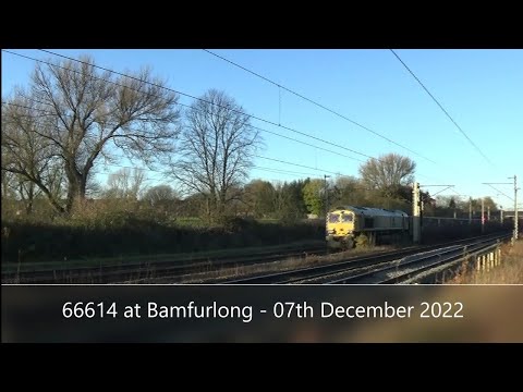 66614 at Bamfurlong - 07th December 2022