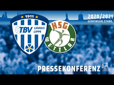 Pressekonferenz TBV Lemgo Lippe - HSG Wetzlar 17.12.20