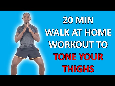 20 Minute Easy Walk at Home Exercise for Weight Loss 200 Calories