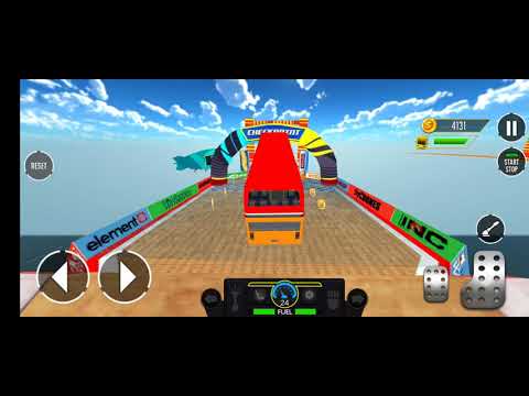 Impossible Bus Stunt Driving | Crazy Bus Driving 2021 - Android Gameplay