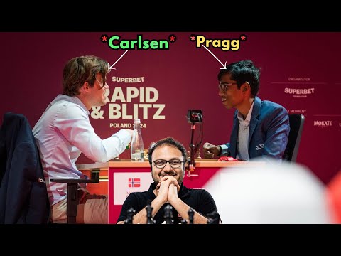 Magnus Carlsen vs Praggnanandhaa | Classy Italian | Superbet Rapid 2024