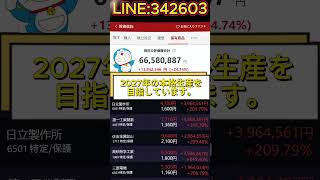 #株式 #株式投資 #日本株 #投資初心者 #株初心者 #資産運用 #お金の勉強 #NISA #新NISA #少額投資 #長期投資 #副収入