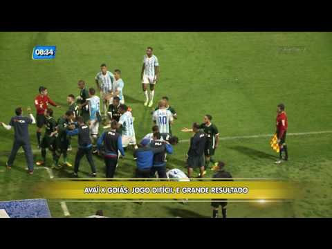 Avaí x Goiás: jogo difícil e grande resultado