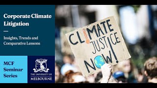 Corporate Climate Litigation: Insights, Trends and Comparative Lessons