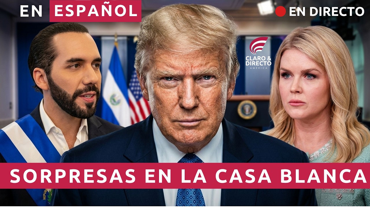 DOCTRINA DON-ROE: TRUMP RECIBE A BUKELE EN LA SALA OVAL | REGRESO SORPRESIVO DE KAROLINE LEAVITT