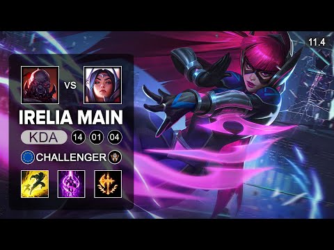 Irelia Top vs Sion - EUW Challenger Patch 11.4