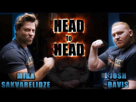 MIKA SAKVARELIDZE Vs. JOSH DAVIS - PRE MATCH ‘HEAD TO HEAD’ - ARM WARS ‘IRON HOUSE III’