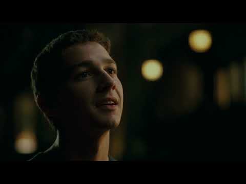 Disturbia trailer still with suburban street and ominous framing