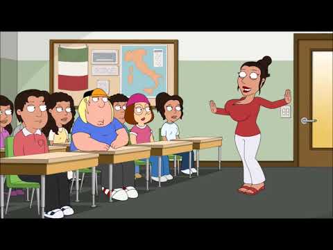Family Guy, Chris Griffith learning Calculus in Italian