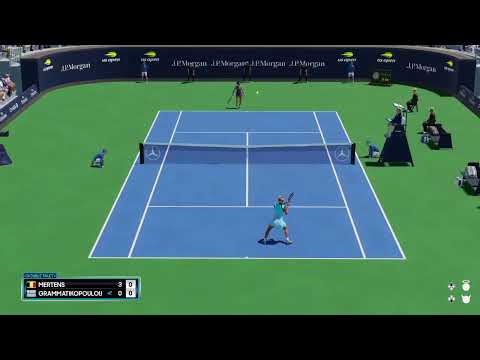 Mertens E. @ Grammatikopoulou V.  [US Open 21] | 1.9. | AO Tennis 2 | Road to 1K
