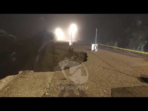 Vía Cuenca–Girón–Pasaje permanece cerrada tras colapso por fuertes lluvias