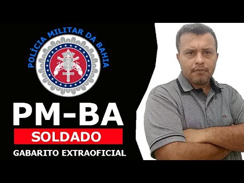 PM BA 2023 - Soldado - Gabarito Extraoficial - Correção da Prova - Polícia Militar da Bahia
