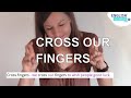Why do we cross our fingers?