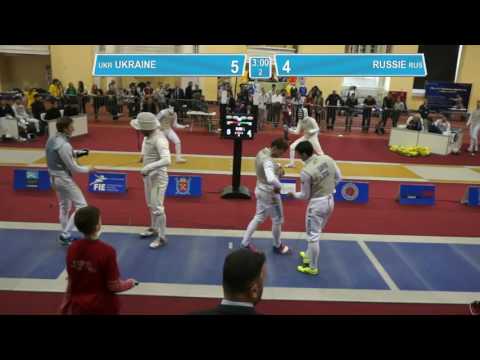 T8. RUSSIE - UKRAINE. Foil men teams.