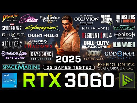 25 Games on RTX 3060 in 2025 - Shocking Results! #pcgamepasspartner
