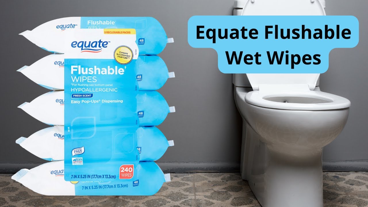 Equate Flushable Wet Wipes