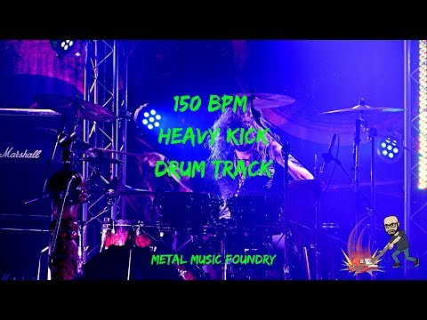 150 BPM Heavy Kick Drum Track - Metal Music Foundry