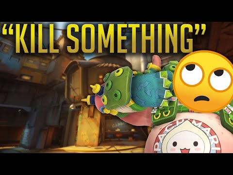 DEFENDING TEAMMATE FROM ANNOYING TANK PLAYER (WORST TYPE OF TEAMMATES IN OVERWATCH)