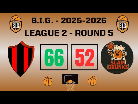 Pagratians 66-52 Slam Drunks (Round5-League2-08/11/2025)
