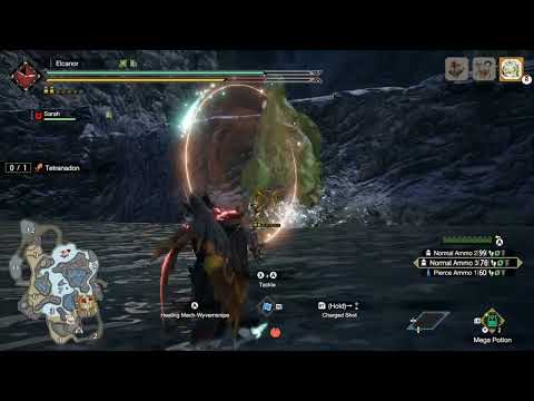 Palico with the mini dragonator in SUNBREAK Demo