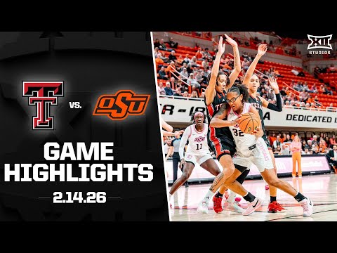 #16 Texas Tech vs. Oklahoma State Game Highlights | 2025-26 Big 12 Women’s Basketball