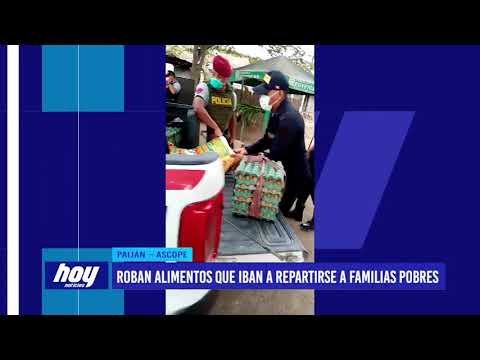 Paiján: Roban alimentos que iban a repartirse a familias pobres