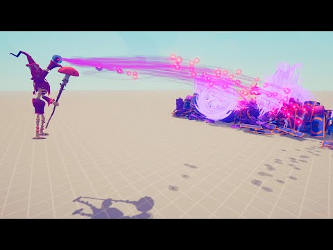 WITCH GOD vs SHIELD WALL - Totally Accurate Battle Simulator TABS