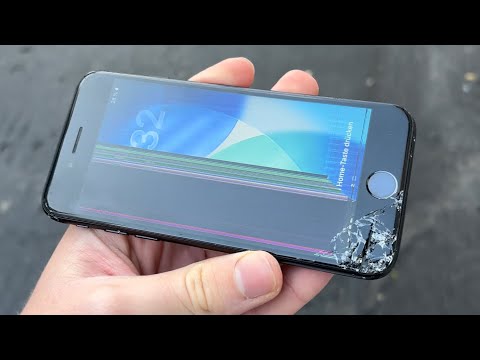 iPhone SE drop test