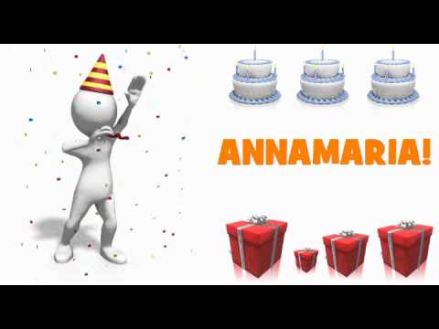 HAPPY BIRTHDAY ANNAMARIA!