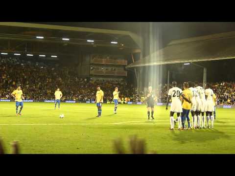 GHANA v BRAZIL - RONALDINHO FREE-KICK HD