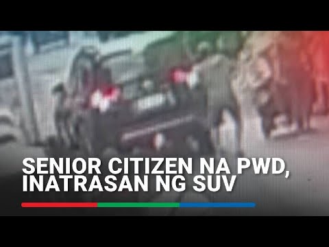 Senior citizen na PWD, inatrasan ng SUV