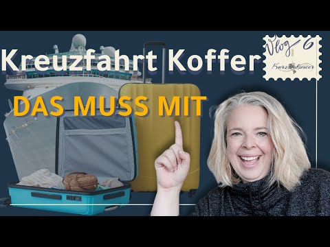Kreuzfahrt Packliste 2025 - Was gehört wirklich in den Koffer?