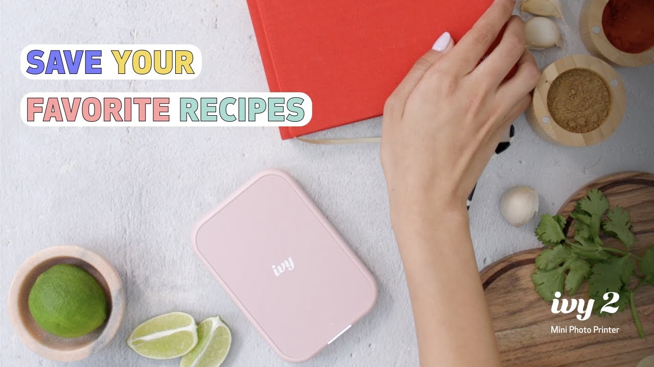 Canon IVY 2 Mini Photo Printer: Make a Customized Cookbook