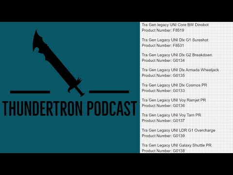 Thundertron Podcast: 2025 Transformers Legacy United Leaked Listings Found!!! (Thoughts & Analysis)