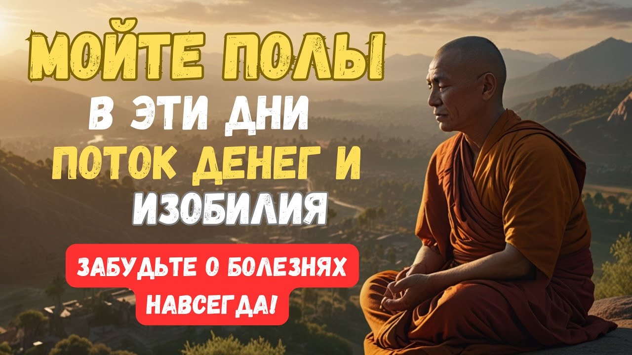 Мойте полы в эти ДНИ — и деньги войдут в ваш дом, а болезни уйдут навсегда!