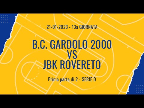 2022/2023 - 13 Giornata - Serie D - Gardolo vs JBK Rovereto- 1/2