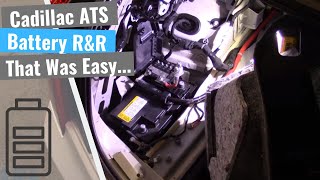 Cadillac ATS: Battery Remove & Replace
