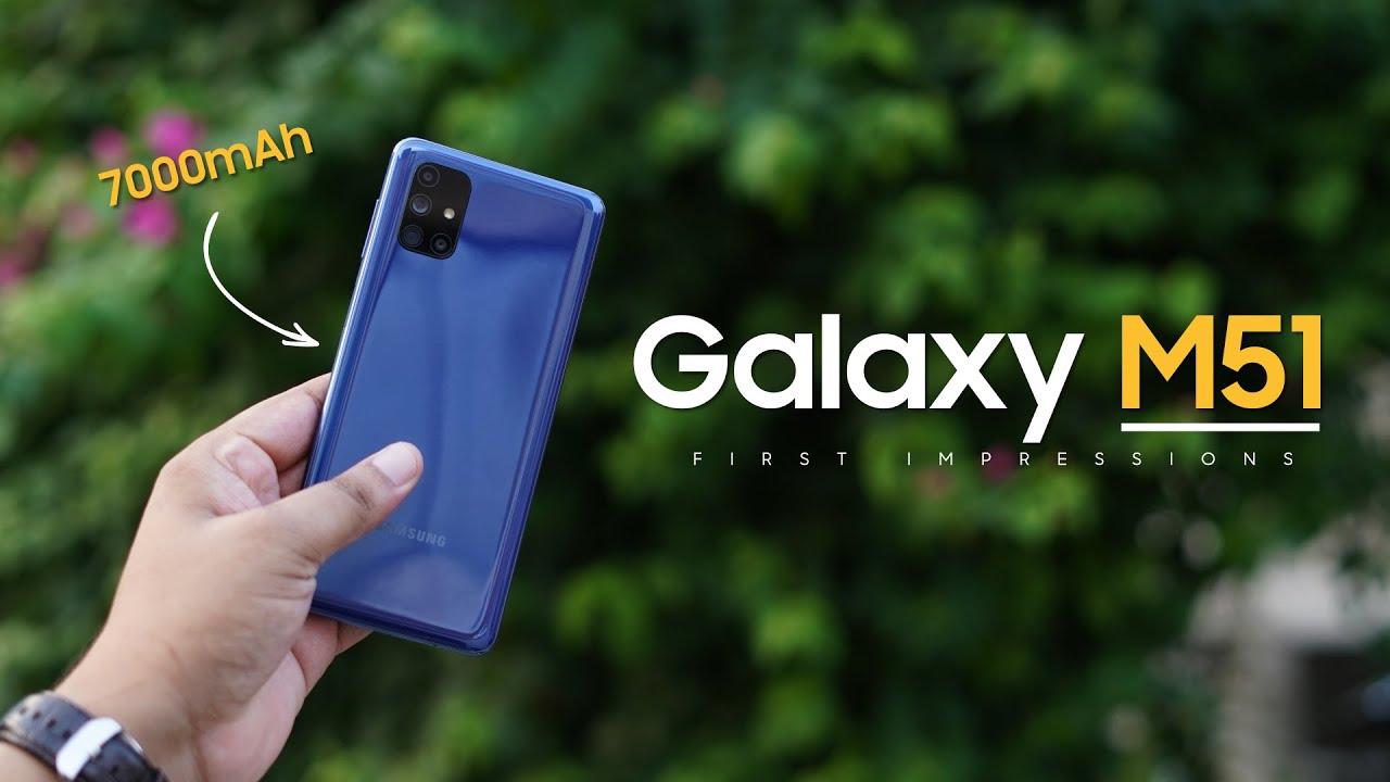 Galaxy M51 First Impressions: 7000mAh + 730G!🔥